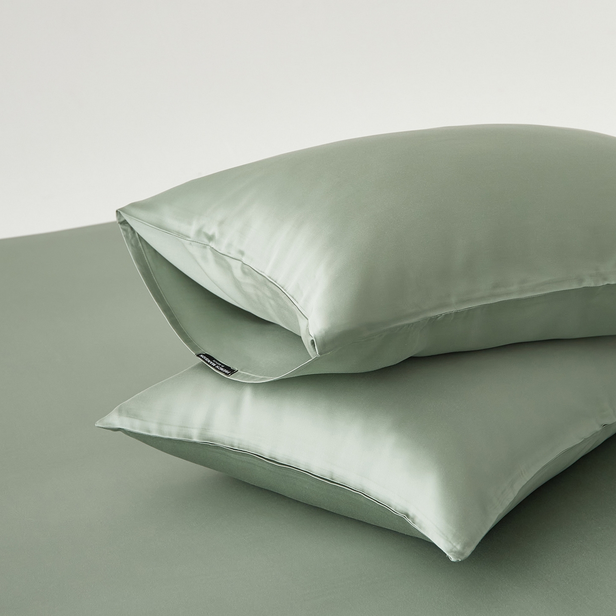 91家纺网 家纺一手货源 找家纺 （总）EH家居 2026春夏新款简约纯色天丝单品枕套（AA版）（床单床笠同款）