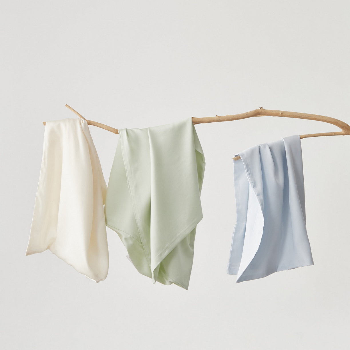 91家纺网 家纺一手货源 找家纺 EH家居 2026春夏新款简约纯色天丝单品枕套（AA版）（床单床笠同款） all