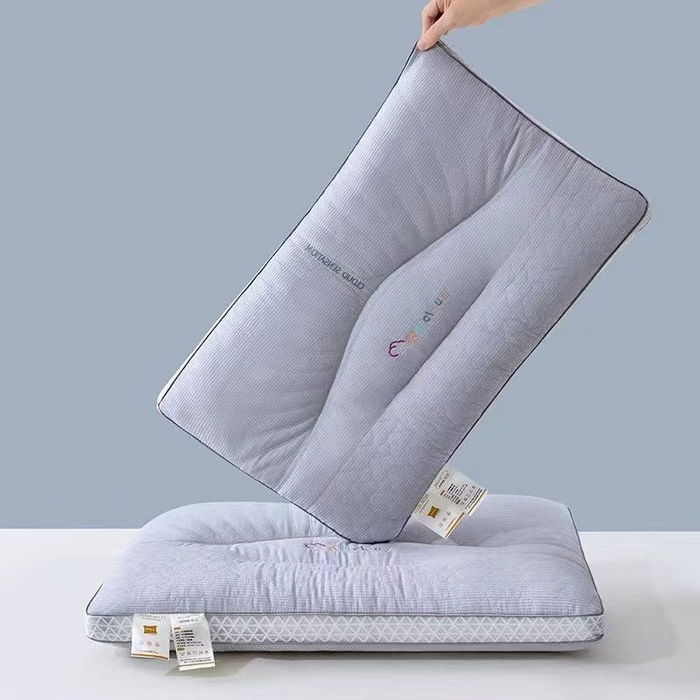 91家纺网 家纺一手货源 找家纺 （总）宇诺家纺 2026新款雪尼绒分区护颈枕头枕芯