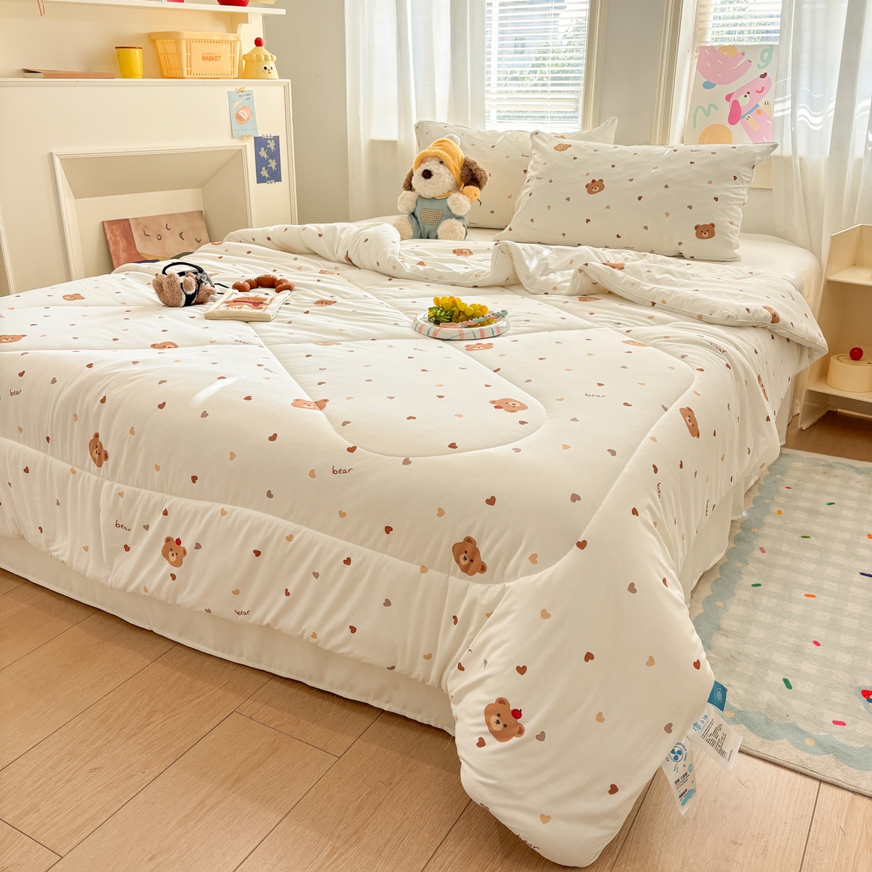 91家纺网 家纺一手货源 找家纺 （总）益多眠 【同款超低价】2026新款锦氨夏凉被凉感丝夏被空调被单人夏被自带凉感冰丝夏被【四周踩棉】