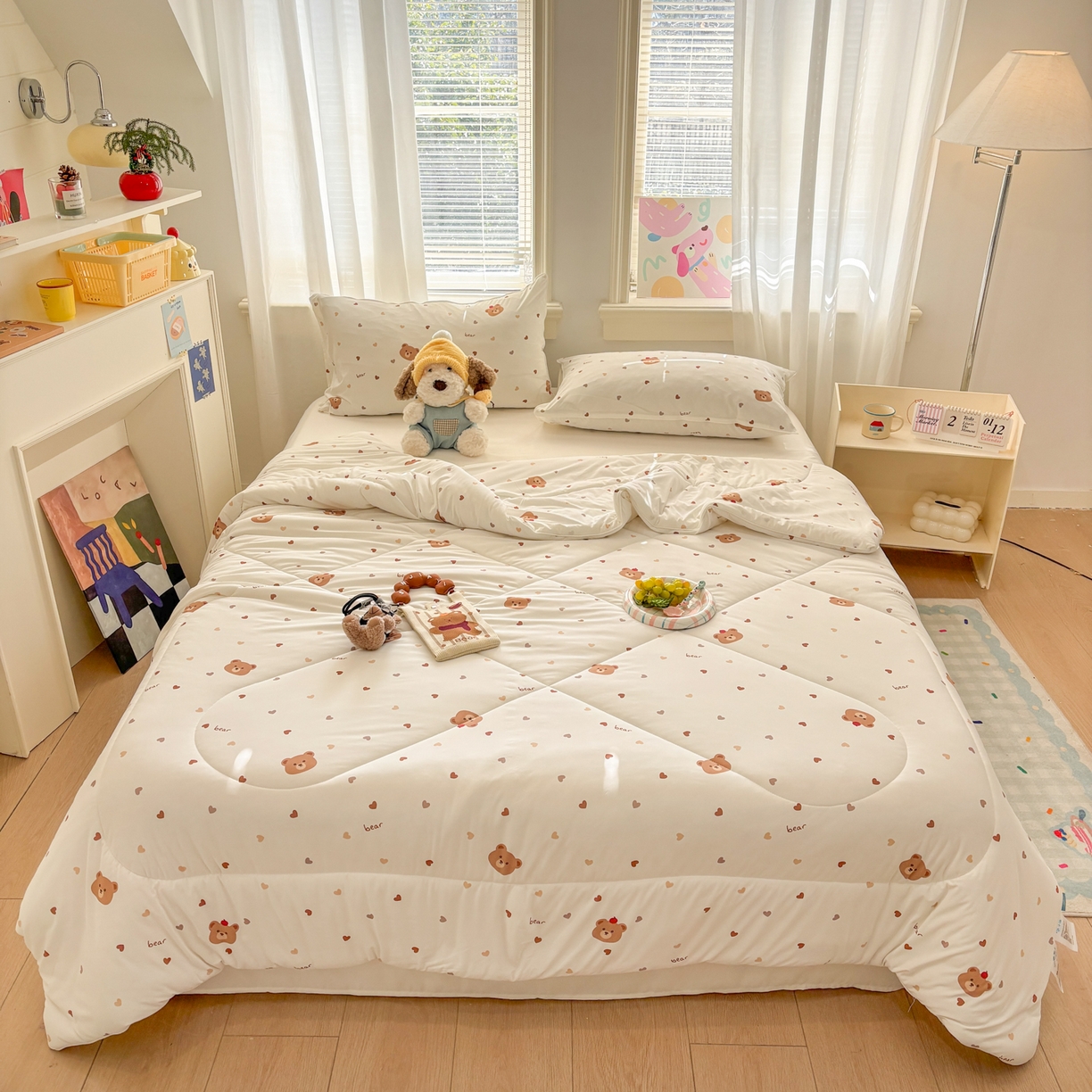 91家纺网 家纺一手货源 找家纺 （总）益多眠 【同款超低价】2026新款锦氨夏凉被凉感丝夏被空调被单人夏被自带凉感冰丝夏被【四周踩棉】