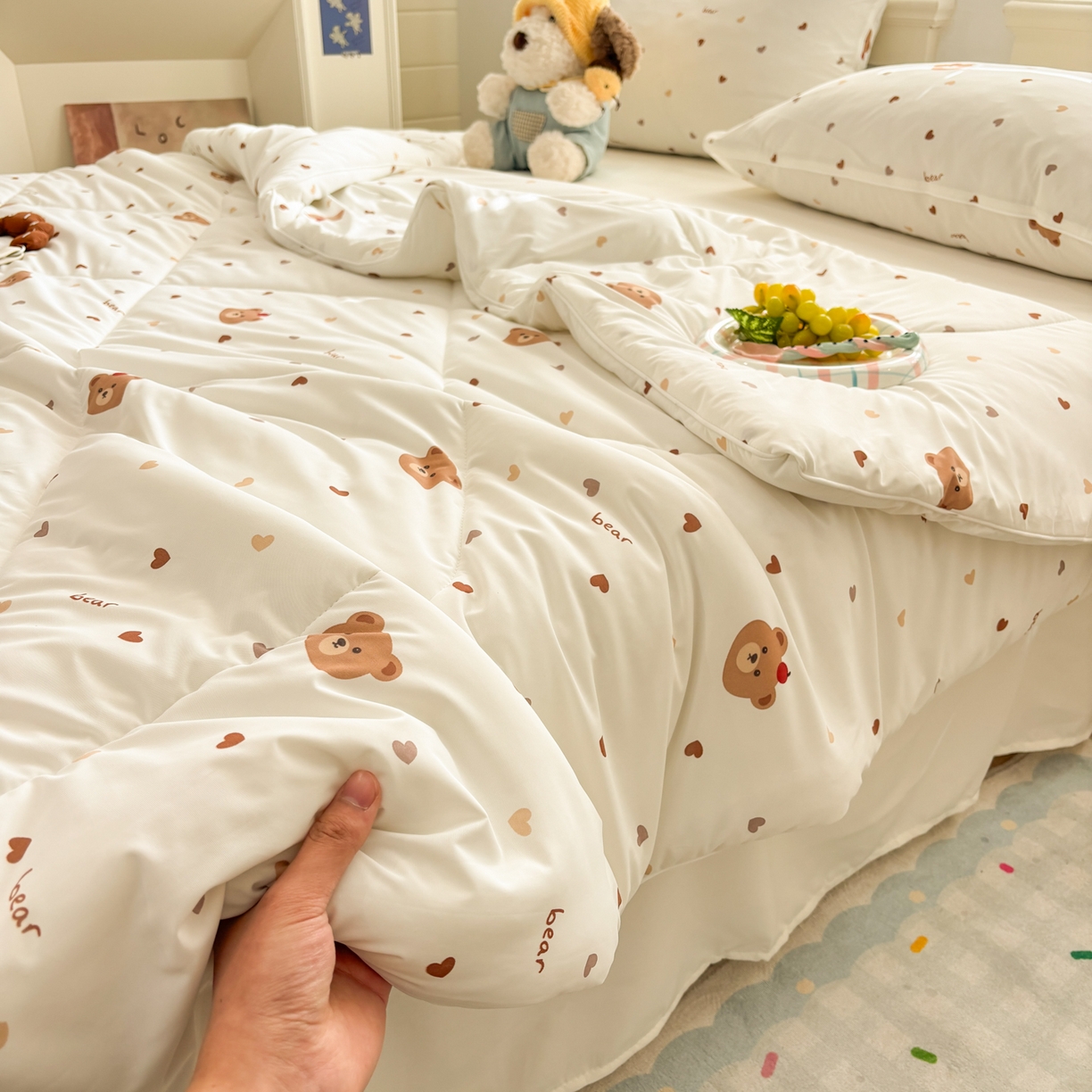 91家纺网 家纺一手货源 找家纺 （总）益多眠 【同款超低价】2026新款锦氨夏凉被凉感丝夏被空调被单人夏被自带凉感冰丝夏被【四周踩棉】