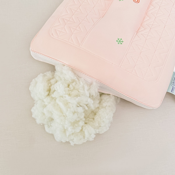 91家纺网 家纺一手货源 找家纺 浩宇家纺 2026新款冰丝凉感枕头枕芯刺绣护颈枕成人家用舒适定型款6308 粉色