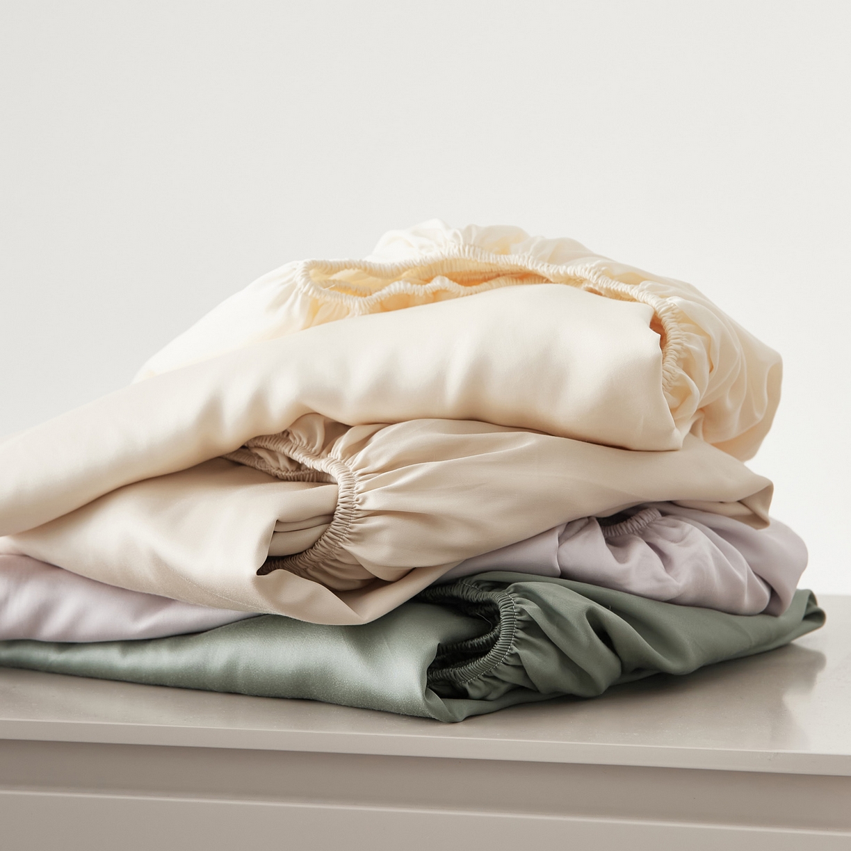 91家纺网 家纺一手货源 找家纺 EH家居 2026春夏新款简约纯色天丝单品床笠 all