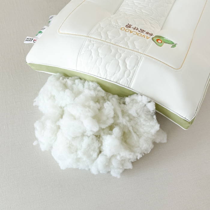 91家纺网 家纺一手货源 找家纺 （总）浩宇家纺 2026新款柔软好睡眠牛油果枕头枕芯富到牛油刺绣护颈枕成人定型款6309