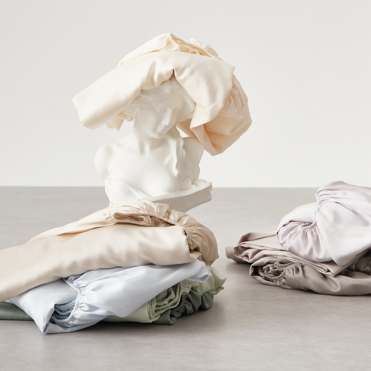 91家纺网 家纺一手货源 找家纺 EH家居 2026春夏新款简约纯色天丝单品床笠 all