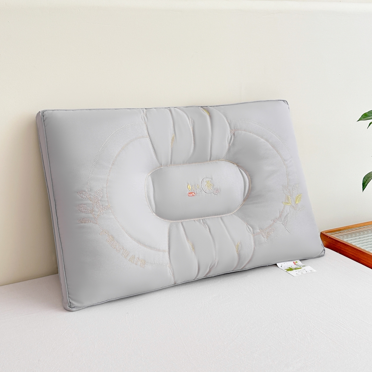91家纺网 家纺一手货源 找家纺 （总）浩宇家纺 2026新款刺绣高档单人枕头枕芯亲肤透气成人家用舒适定型款6311