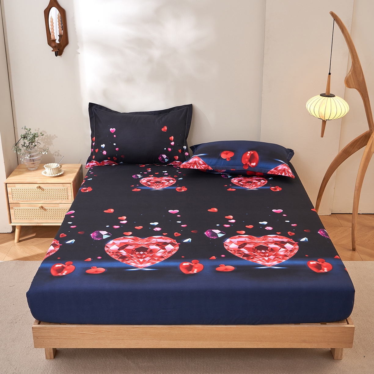 91家纺网 家纺一手货源 找家纺 （总）馨乐家纺 2026新款亲肤舒适印花单床笠