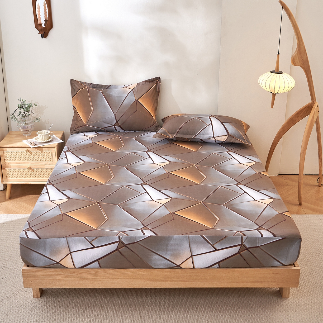 91家纺网 家纺一手货源 找家纺 （总）馨乐家纺 2026新款亲肤舒适印花单床笠