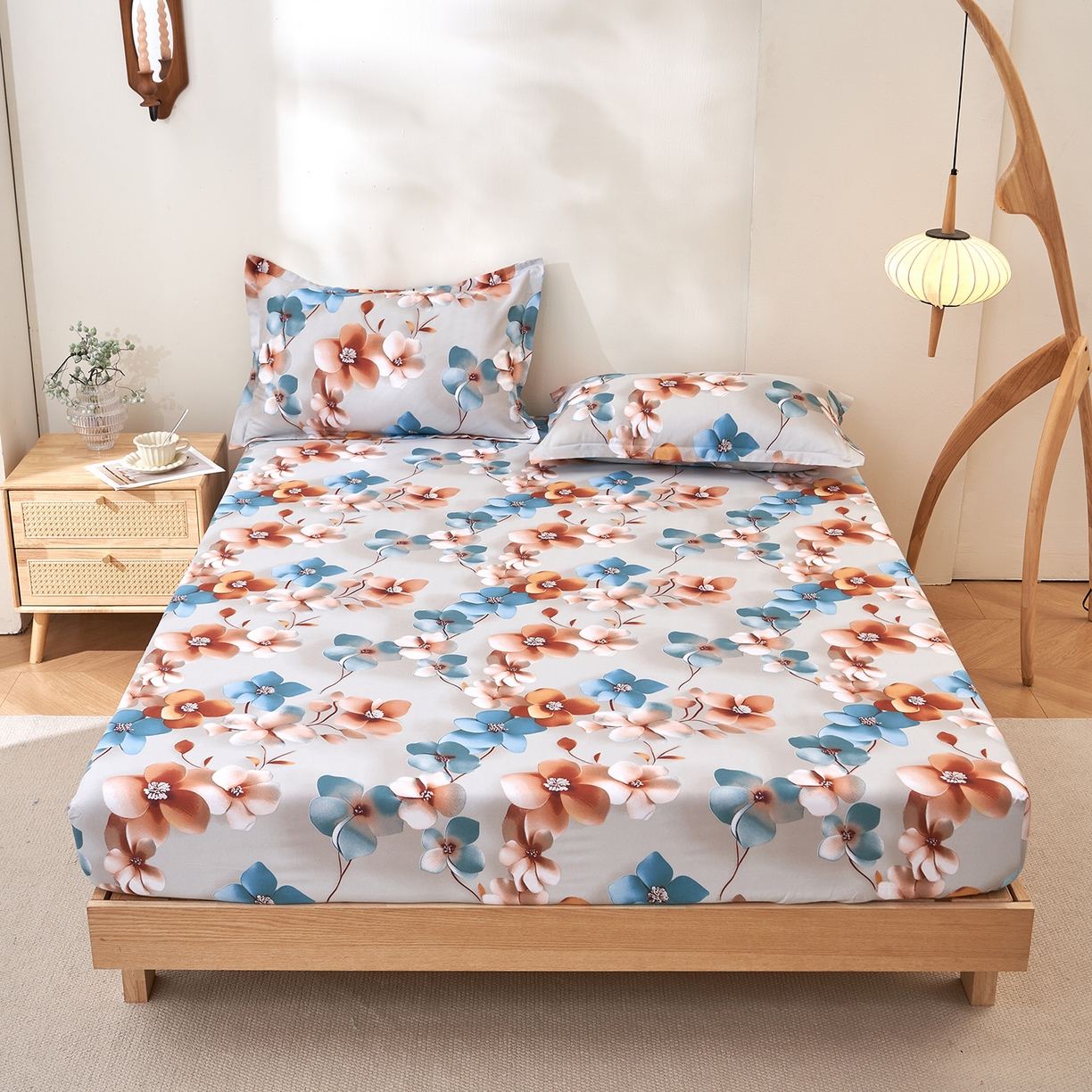 91家纺网 家纺一手货源 找家纺 （总）馨乐家纺 2026新款亲肤舒适印花单床笠