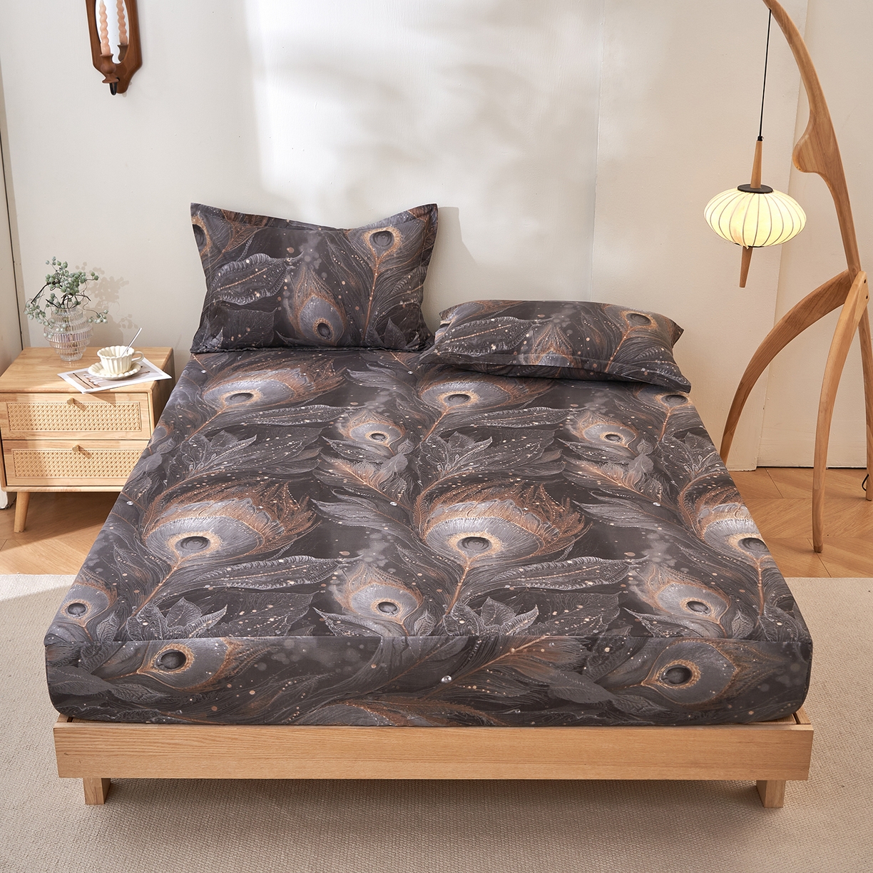 91家纺网 家纺一手货源 找家纺 （总）馨乐家纺 2026新款亲肤舒适印花单床笠