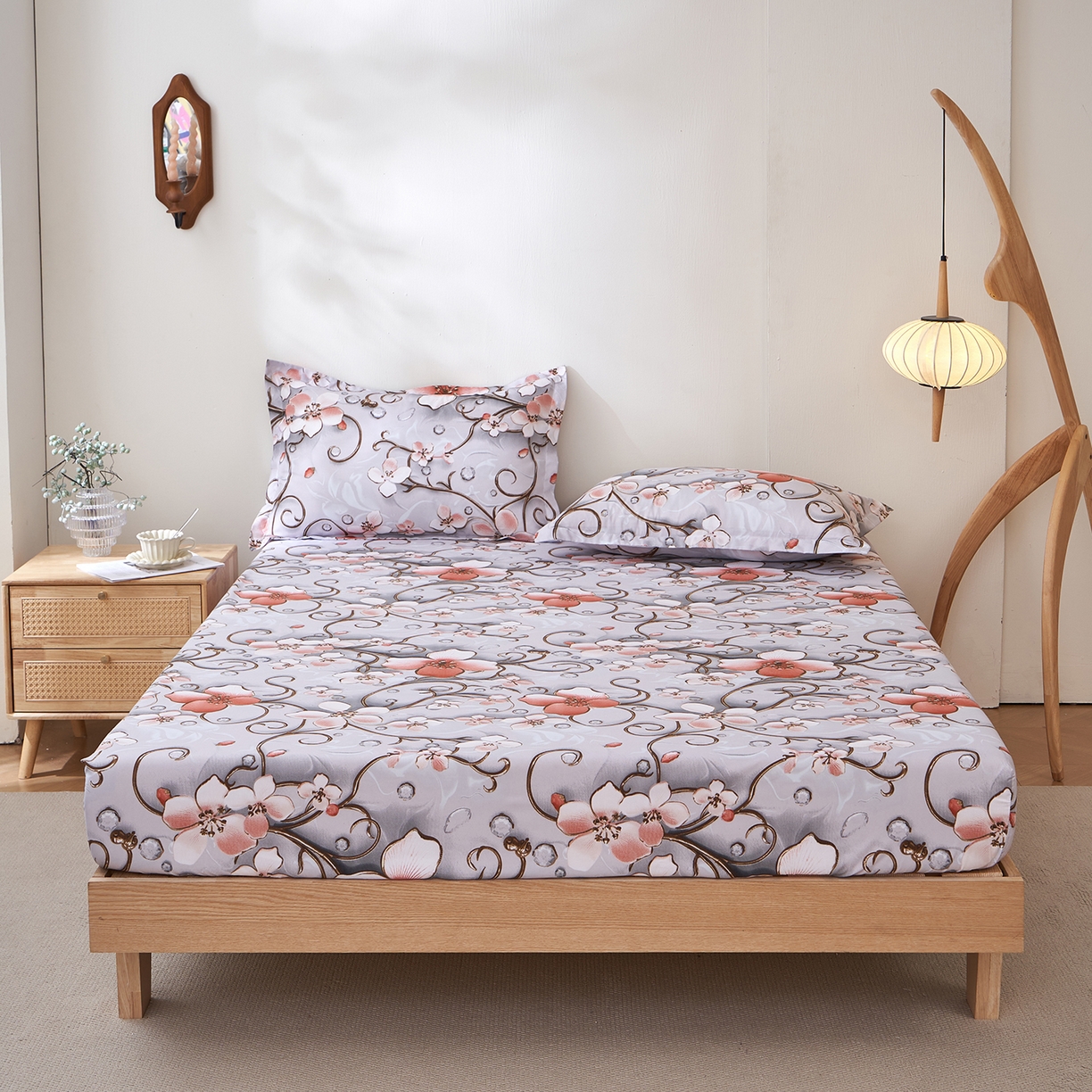 91家纺网 家纺一手货源 找家纺 （总）馨乐家纺 2026新款亲肤舒适印花单床笠