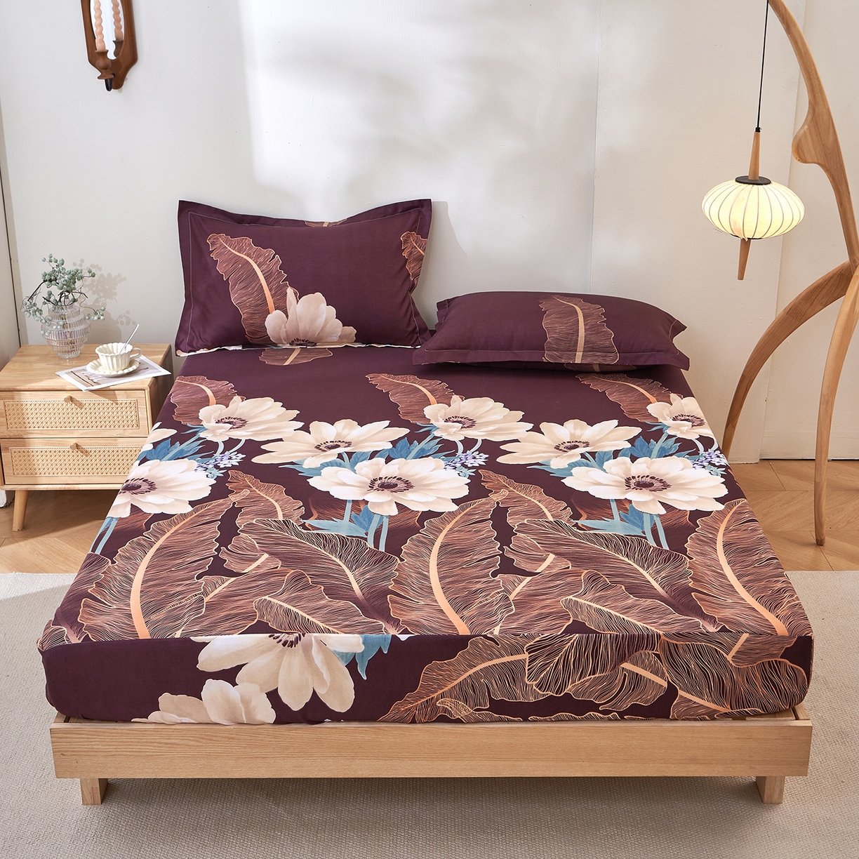 91家纺网 家纺一手货源 找家纺 （总）馨乐家纺 2026新款亲肤舒适印花单床笠