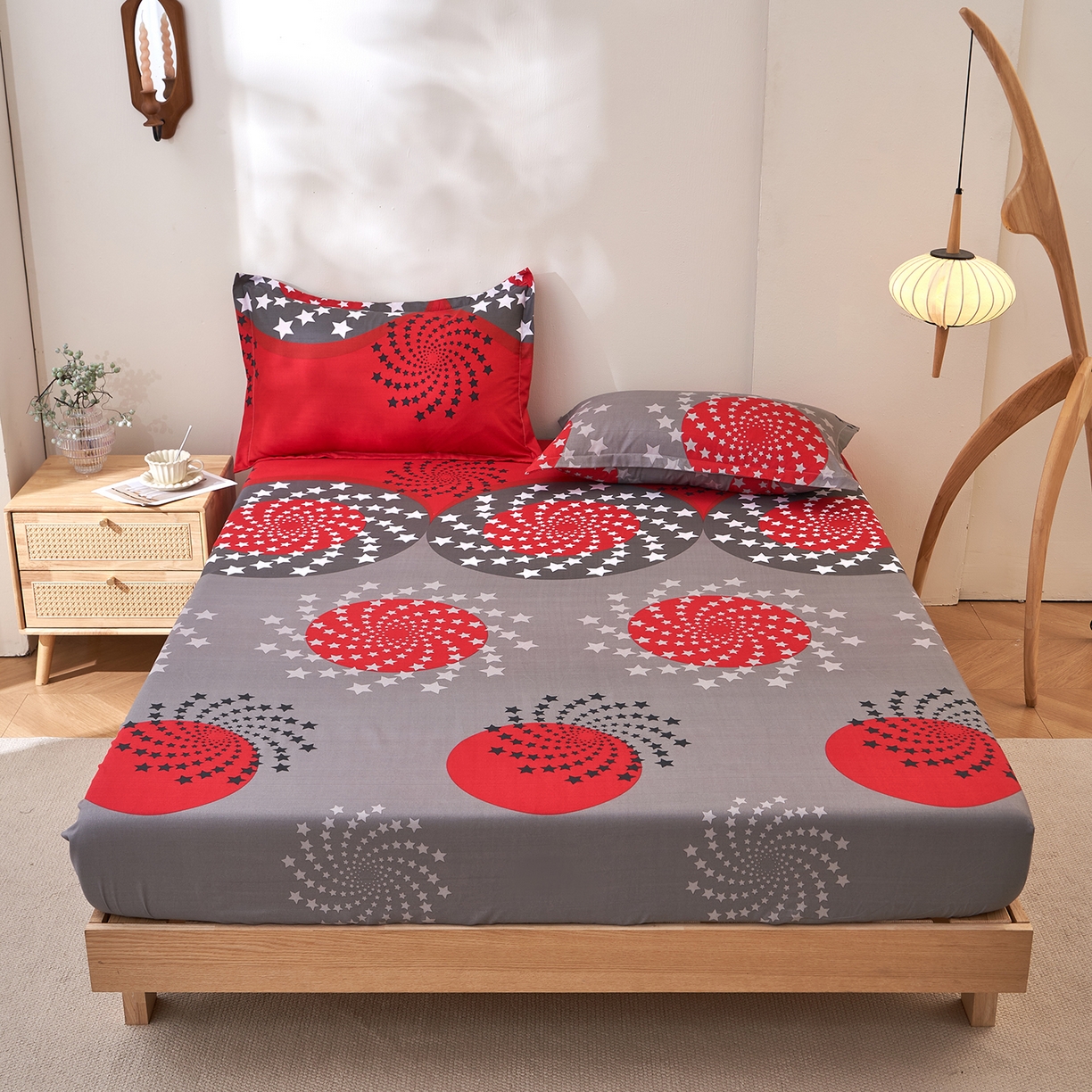 馨乐家纺 2026新款亲肤舒适印花单床笠 抒情