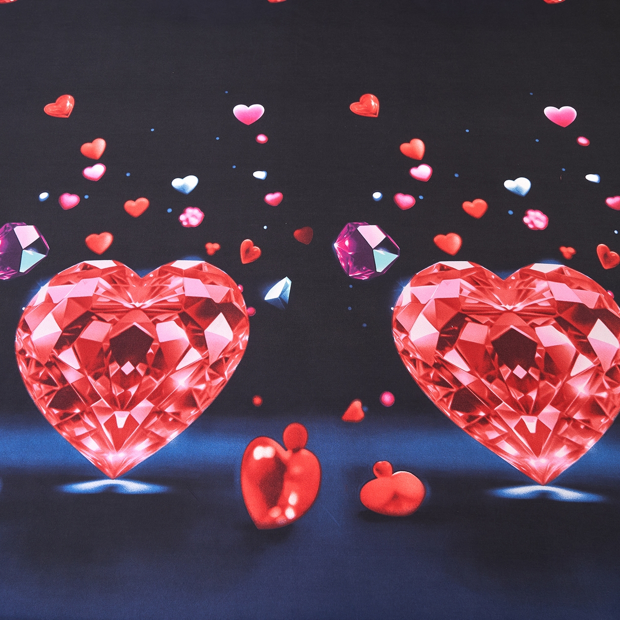 91家纺网 家纺一手货源 找家纺 馨乐家纺 2026新款亲肤舒适印花单床笠 心相恋