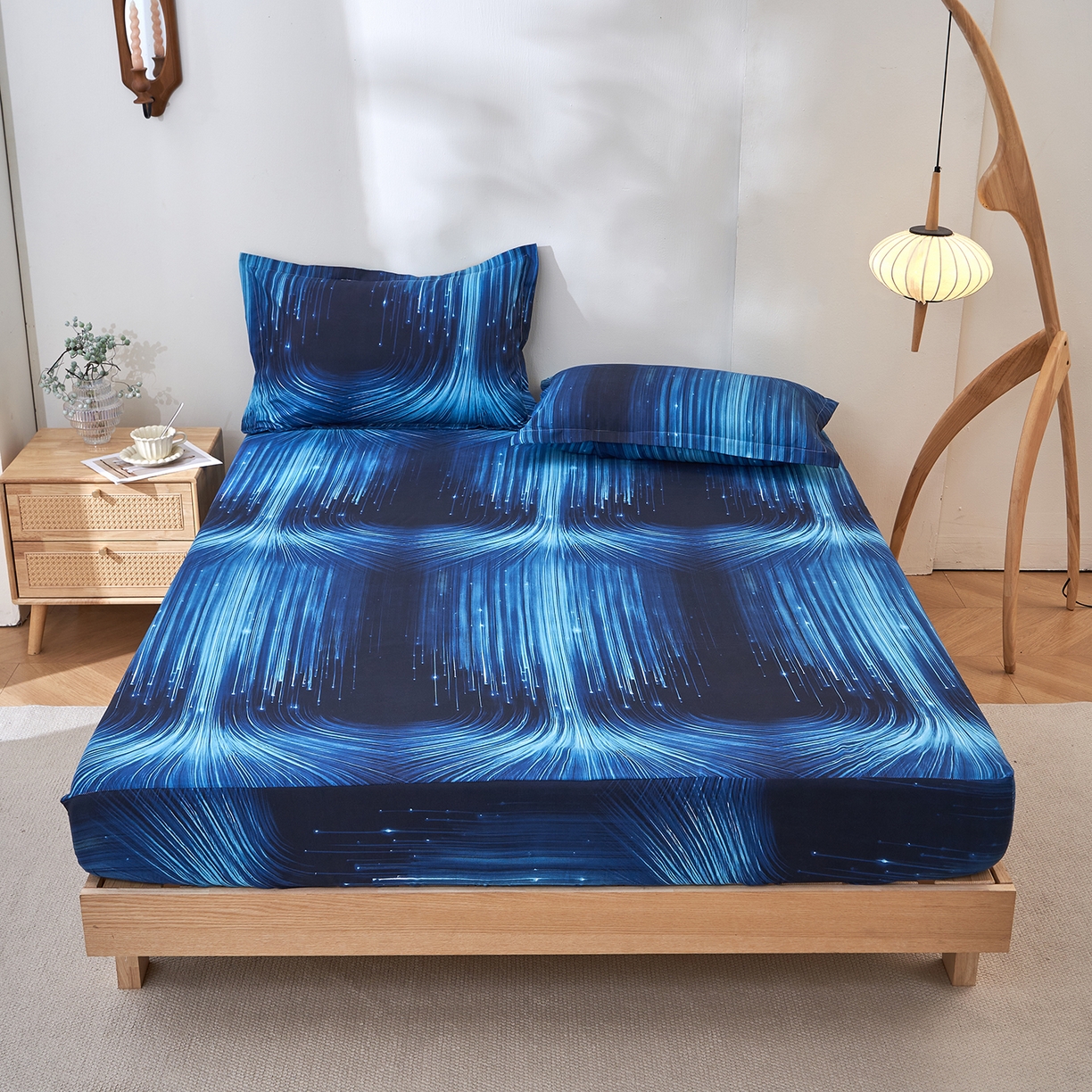 馨乐家纺 2026新款亲肤舒适印花单床笠 随风