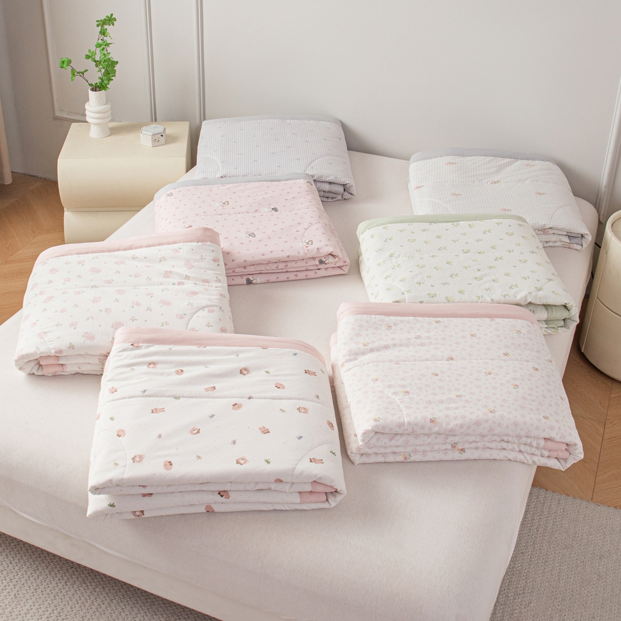 91家纺网 家纺一手货源 找家纺 （总）亿莱鑫 2026新款时尚优棉夏被夏凉被空调被