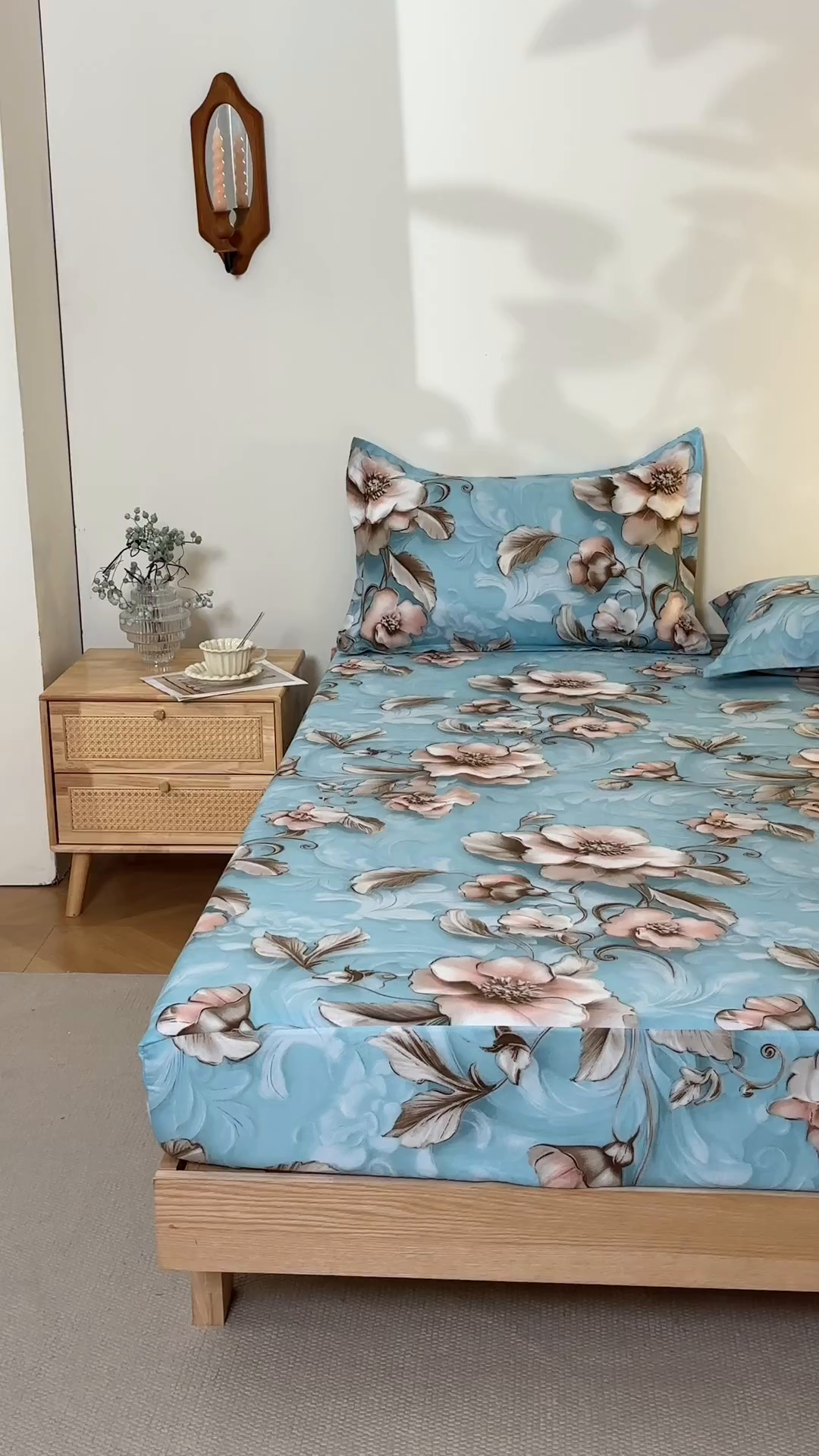 91家纺网 家纺一手货源 找家纺 （总）馨乐家纺 2026新款亲肤舒适印花单床笠