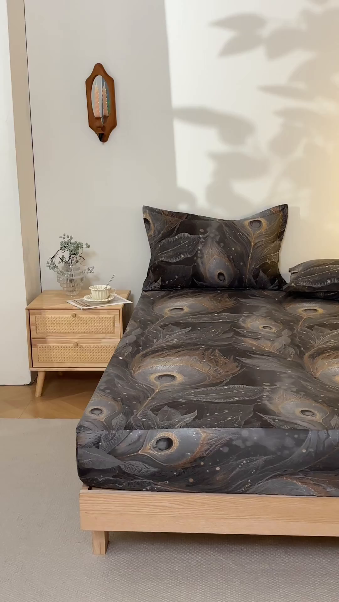 91家纺网 家纺一手货源 找家纺 馨乐家纺 2026新款亲肤舒适印花单床笠 云听若舞