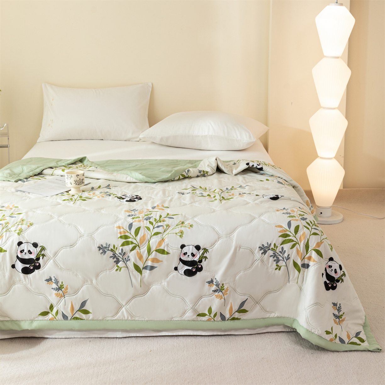 91家纺网 家纺一手货源 找家纺 梵心家纺 2026新款磨毛印花水洗棉夏被夏凉被空调被TEMU跨境爆款被子 春意