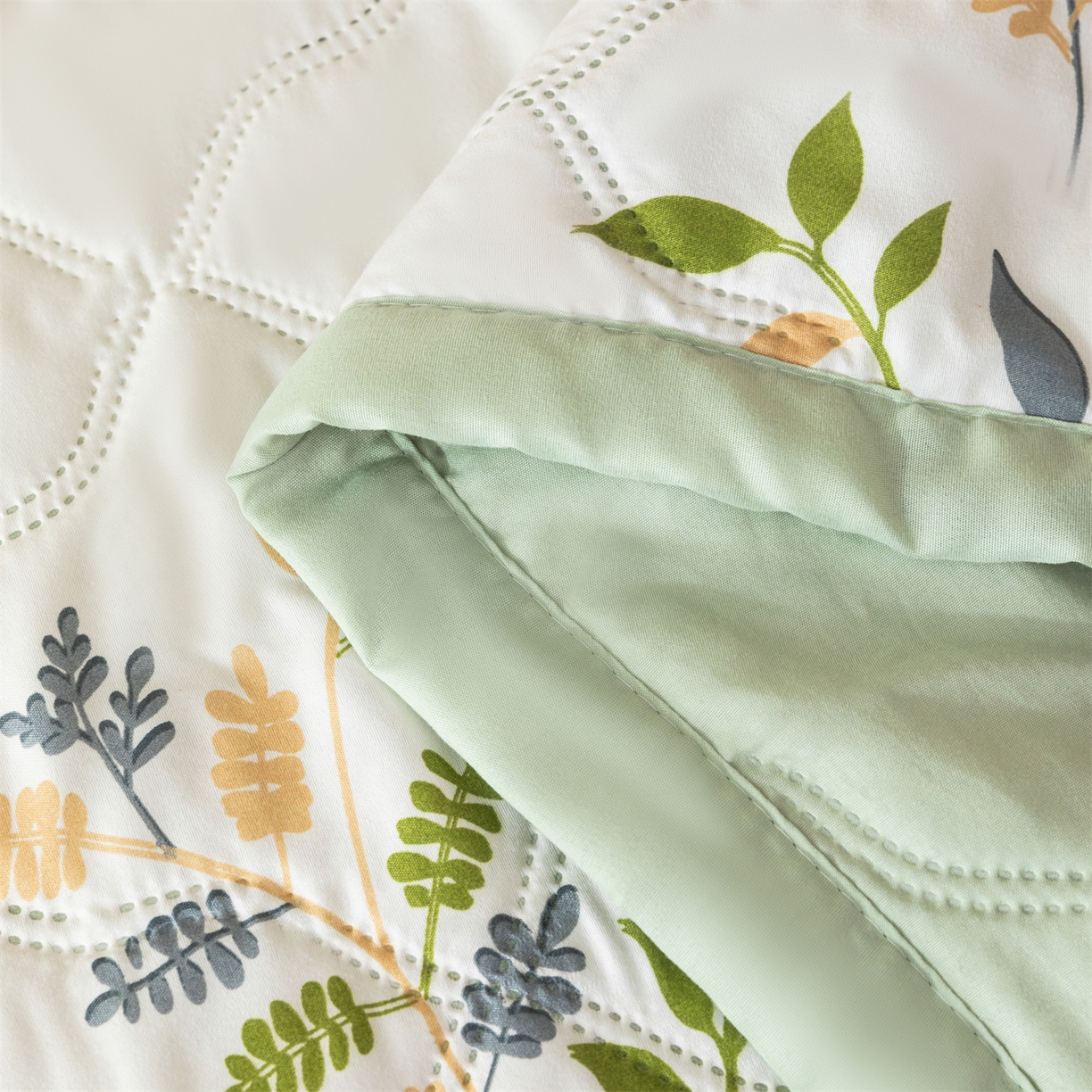 91家纺网 家纺一手货源 找家纺 梵心家纺 2026新款磨毛印花水洗棉夏被夏凉被空调被TEMU跨境爆款被子 春意