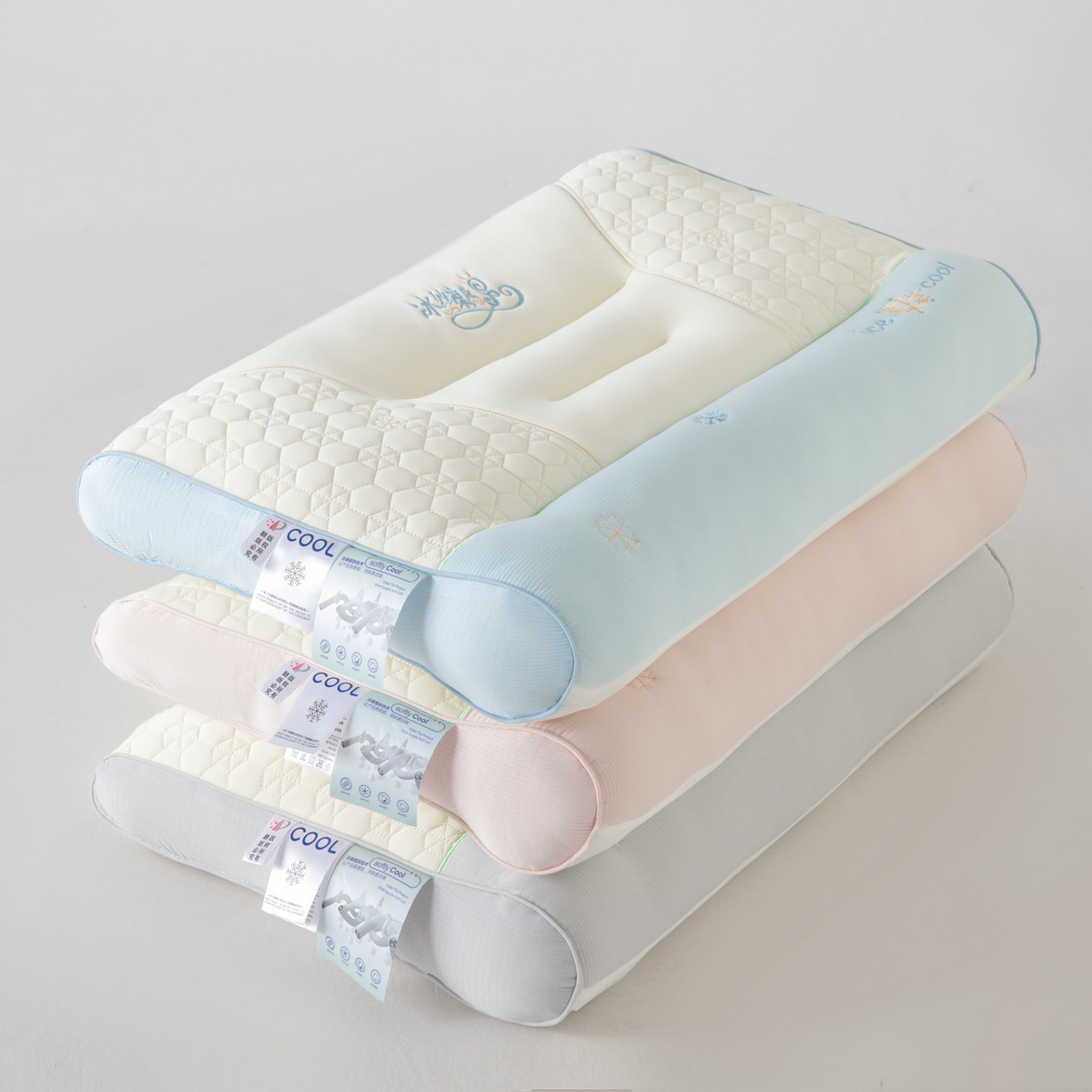 浩宇家纺 2026新款冰丝牵引枕枕头枕芯单枕芯成人家用舒适定型护颈款6315 组图仅供参考不可下单