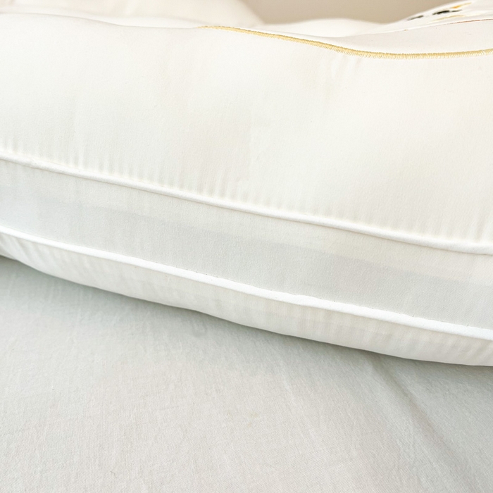 91家纺网 家纺一手货源 找家纺 浩宇家纺 2026新款猫肚枕枕头枕芯成人家用舒适定型护颈款6316 白色