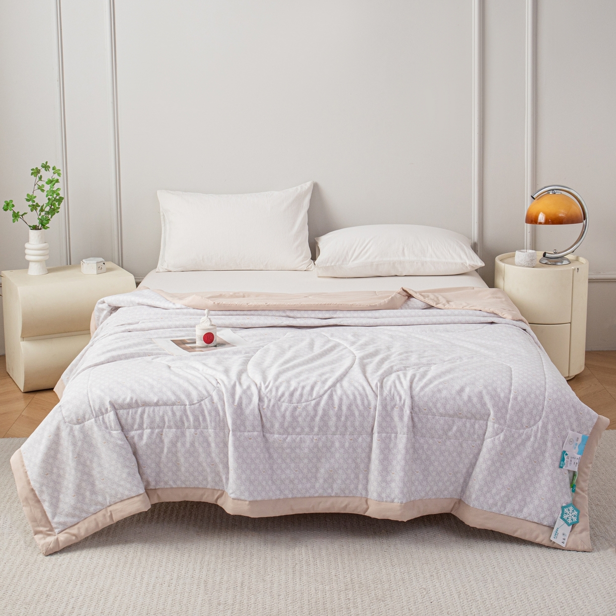 91家纺网 家纺一手货源 找家纺 亿莱鑫 2026新款时尚优棉夏被夏凉被空调被 清风絮语