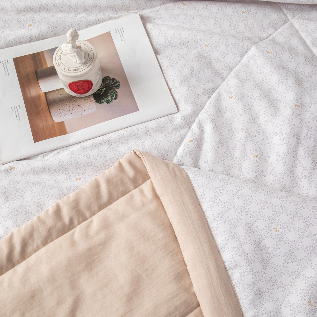 91家纺网 家纺一手货源 找家纺 亿莱鑫 2026新款时尚优棉夏被夏凉被空调被 清风絮语