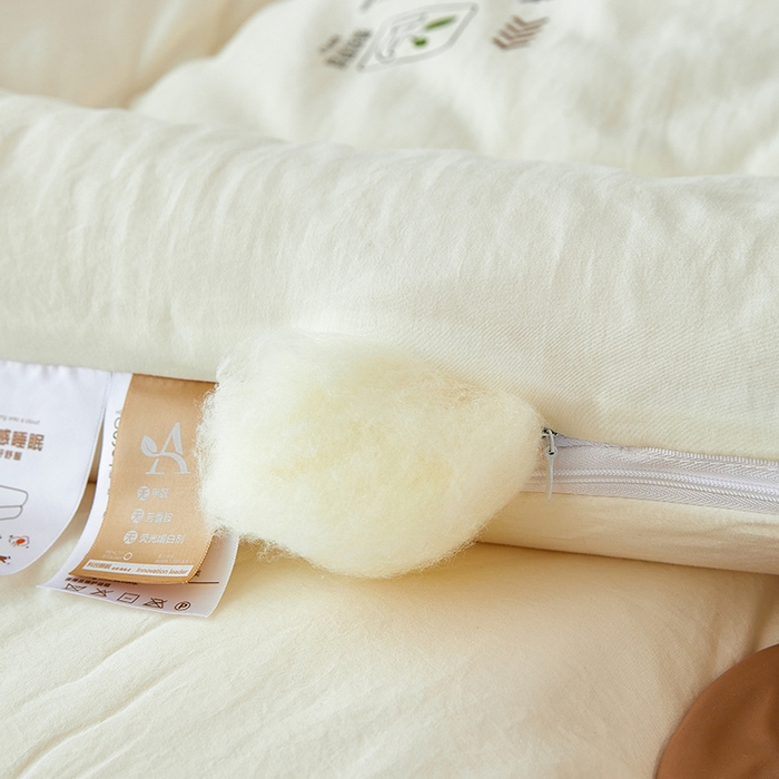 91家纺网 家纺一手货源 找家纺 （总）莱欧纳家纺 2026新款水洗棉大豆拉链式子母被