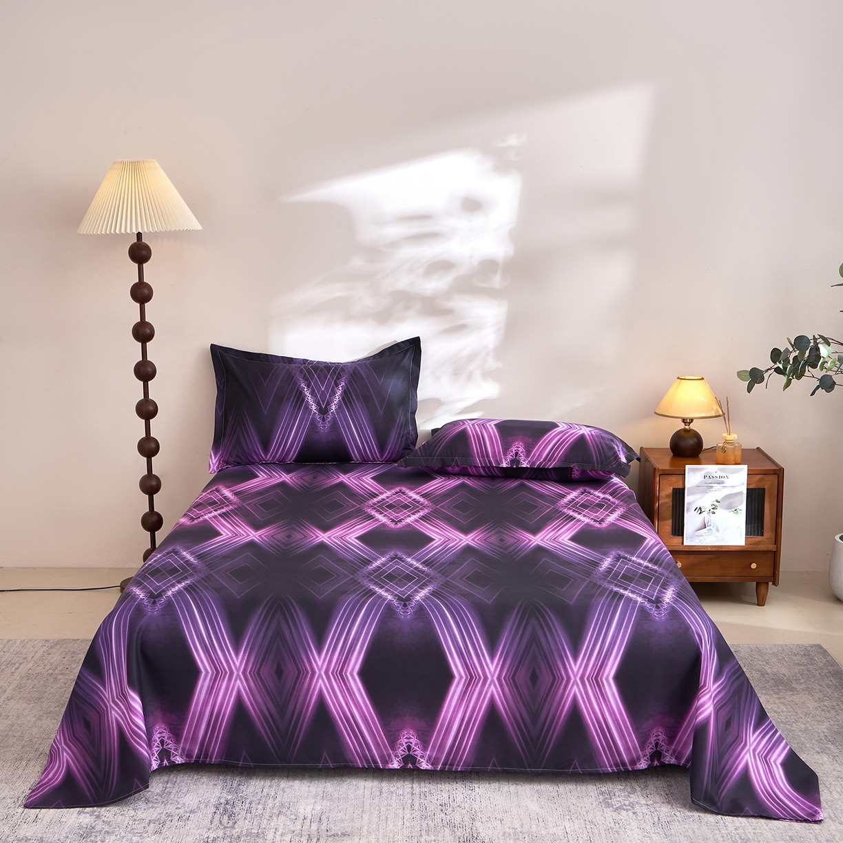 91家纺网 家纺一手货源 找家纺 （总）馨乐家纺 2026新款亲肤舒适印花单床单