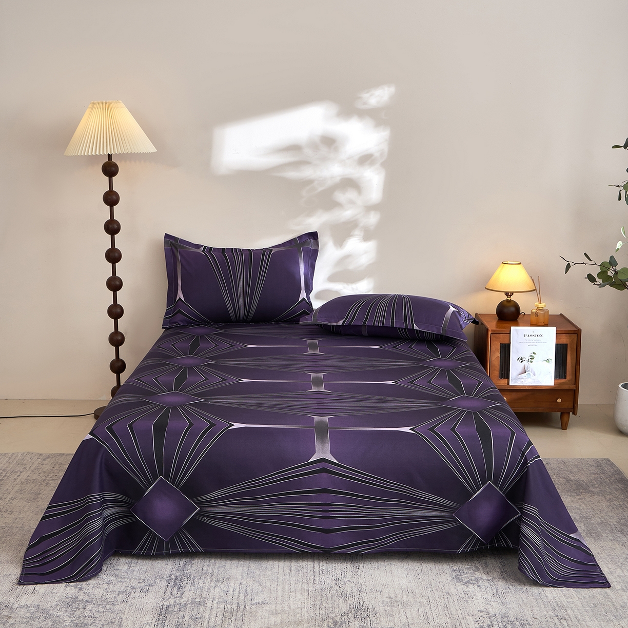 91家纺网 家纺一手货源 找家纺 （总）馨乐家纺 2026新款亲肤舒适印花单床单