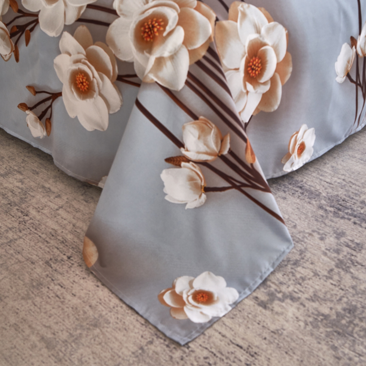 91家纺网 家纺一手货源 找家纺 馨乐家纺 2026新款亲肤舒适印花单床单 锦绣花香