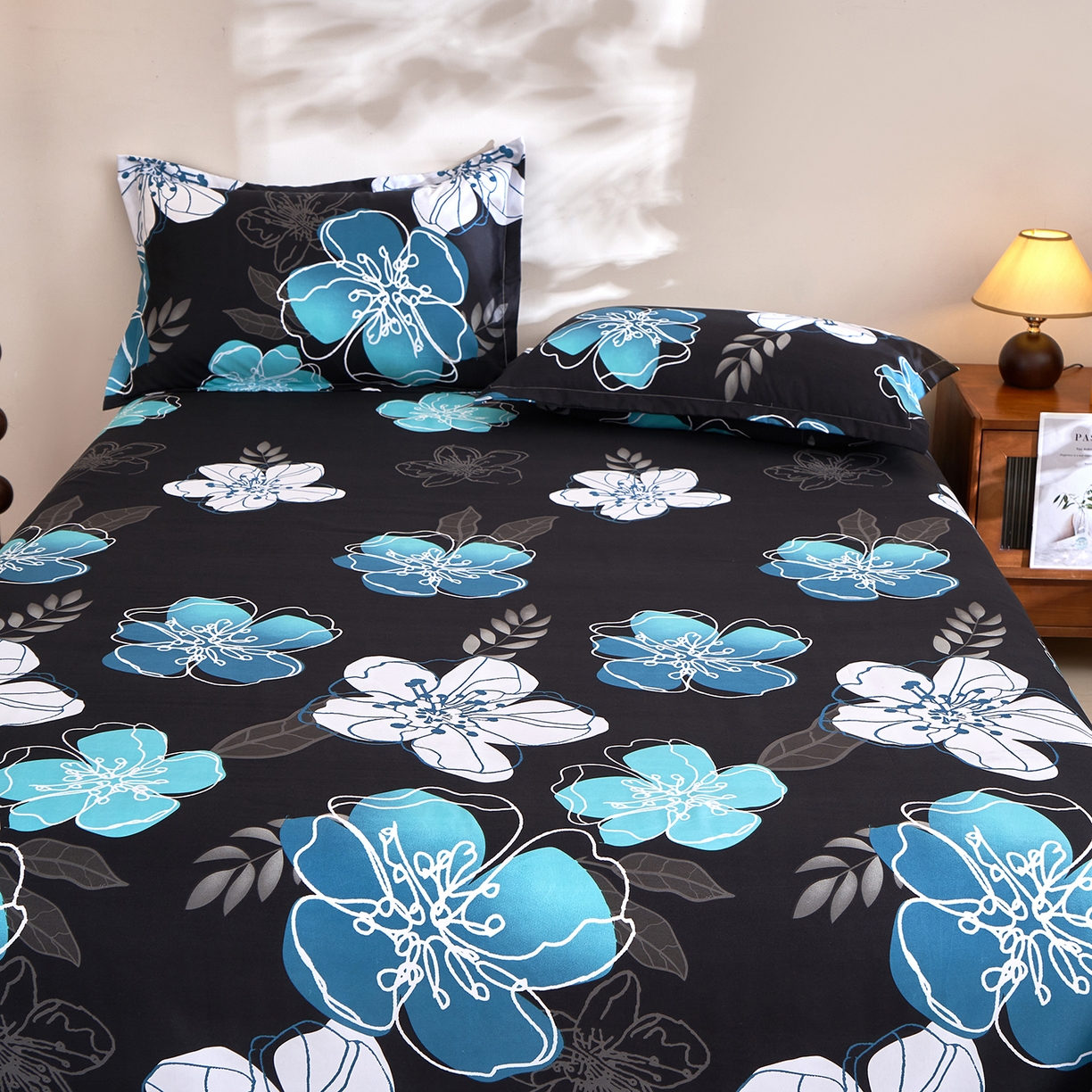 91家纺网 家纺一手货源 找家纺 馨乐家纺 2026新款亲肤舒适印花单床单 芳华