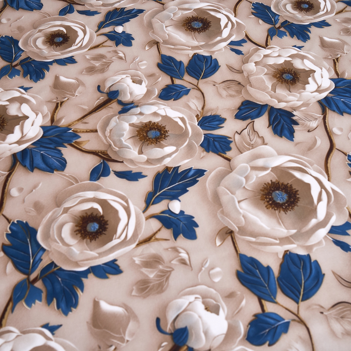 91家纺网 家纺一手货源 找家纺 馨乐家纺 2026新款亲肤舒适印花单床单 花开时光