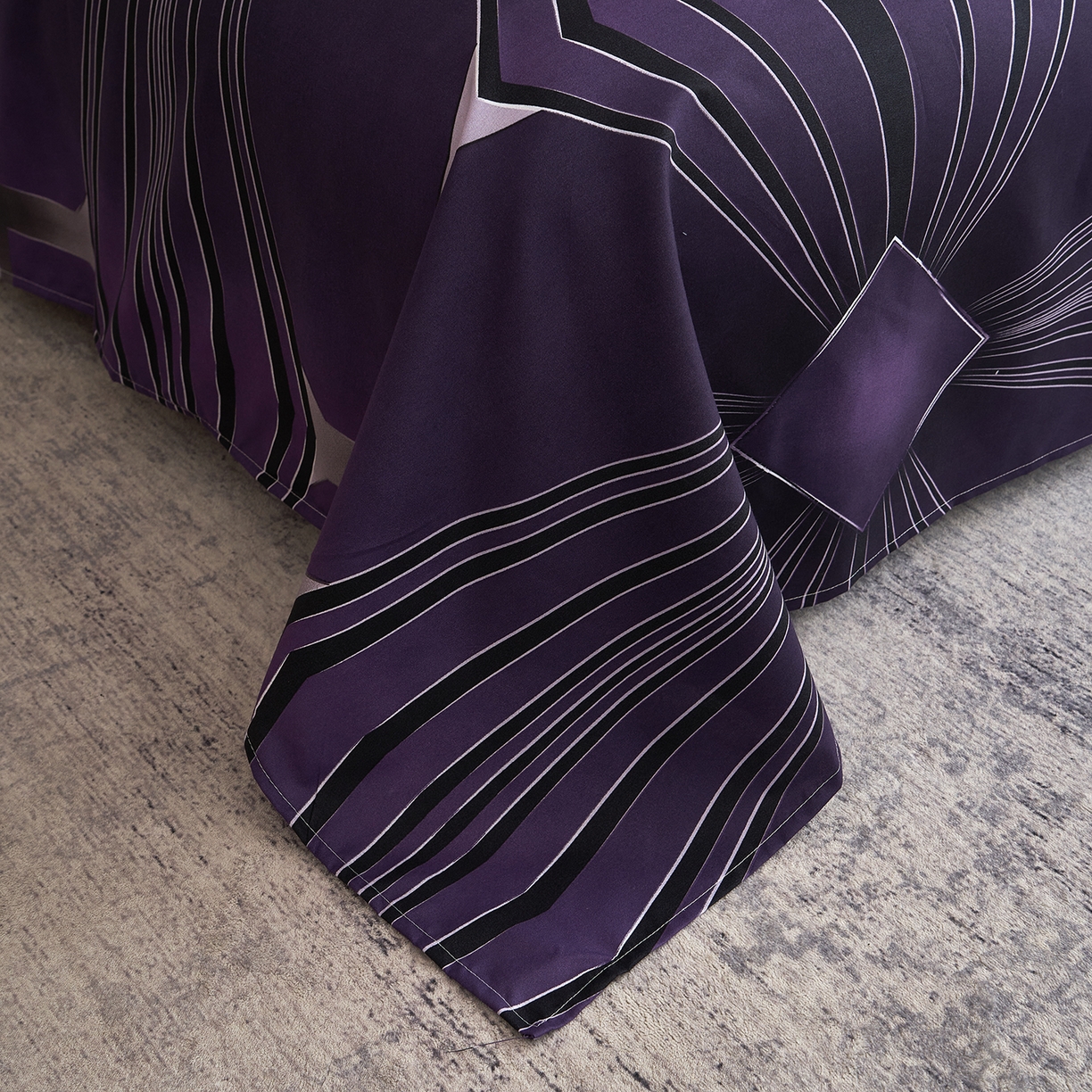 91家纺网 家纺一手货源 找家纺 馨乐家纺 2026新款亲肤舒适印花单床单 芷妍