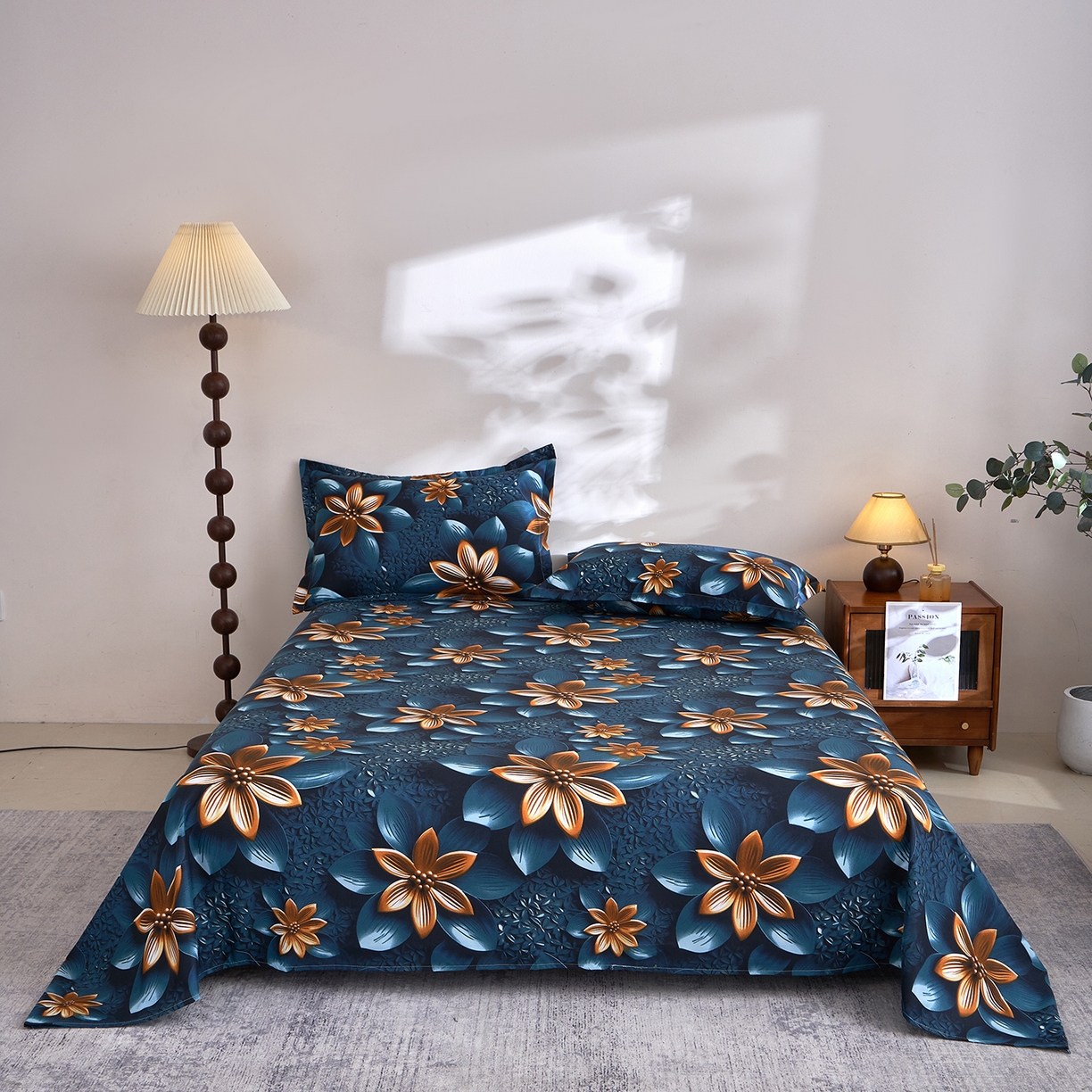 馨乐家纺 2026新款亲肤舒适印花单床单 圆梦