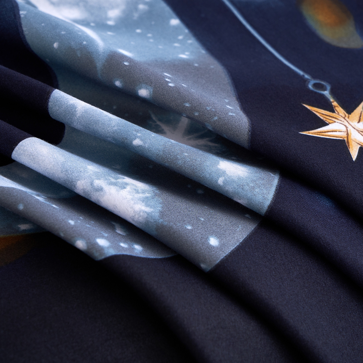 91家纺网 家纺一手货源 找家纺 馨乐家纺 2026新款亲肤舒适印花单床单 夜曲