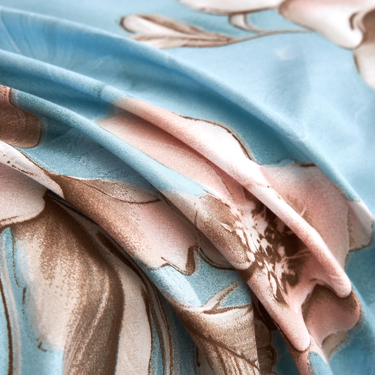 91家纺网 家纺一手货源 找家纺 馨乐家纺 2026新款亲肤舒适印花单床单 安妮