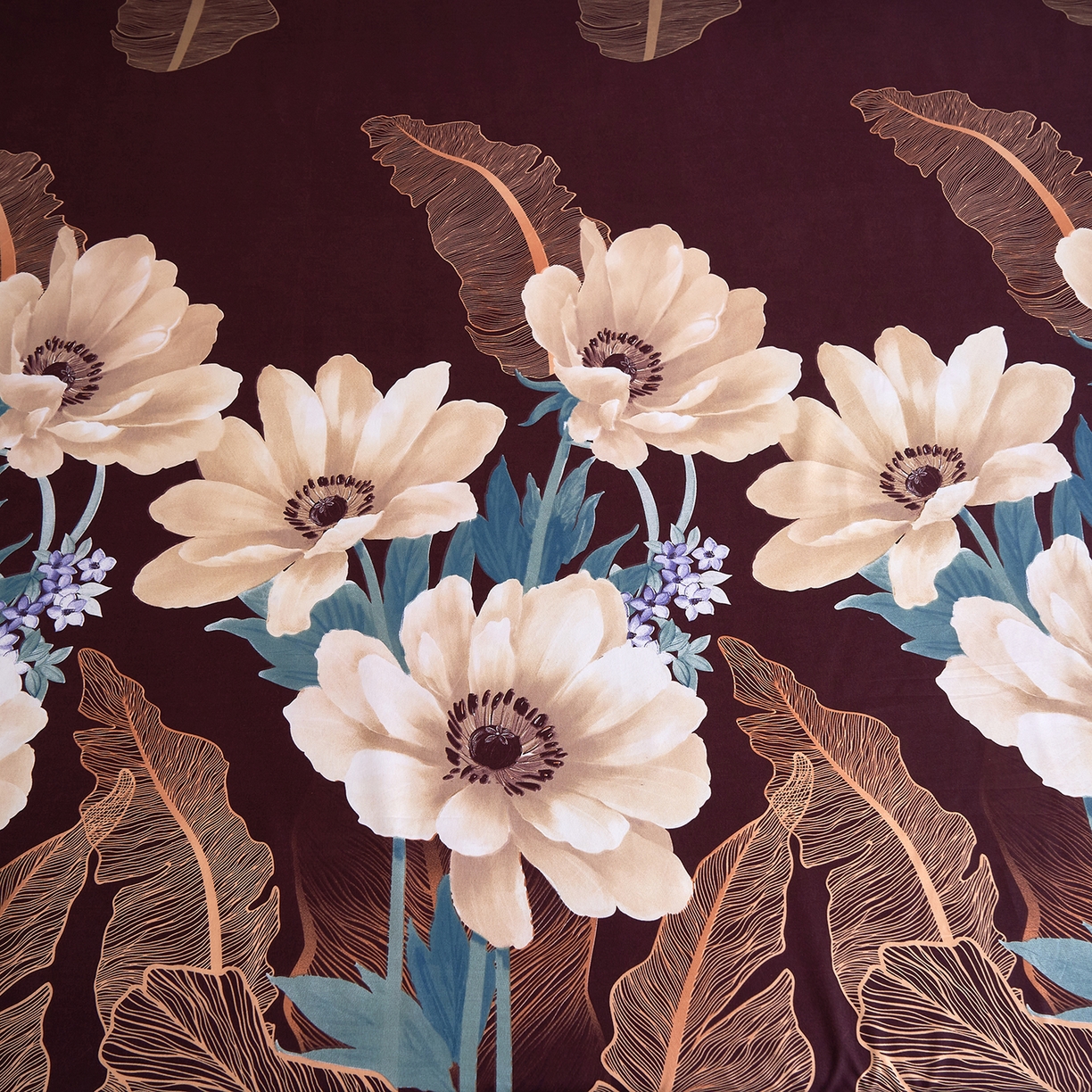 91家纺网 家纺一手货源 找家纺 馨乐家纺 2026新款亲肤舒适印花单床单 芳草天涯