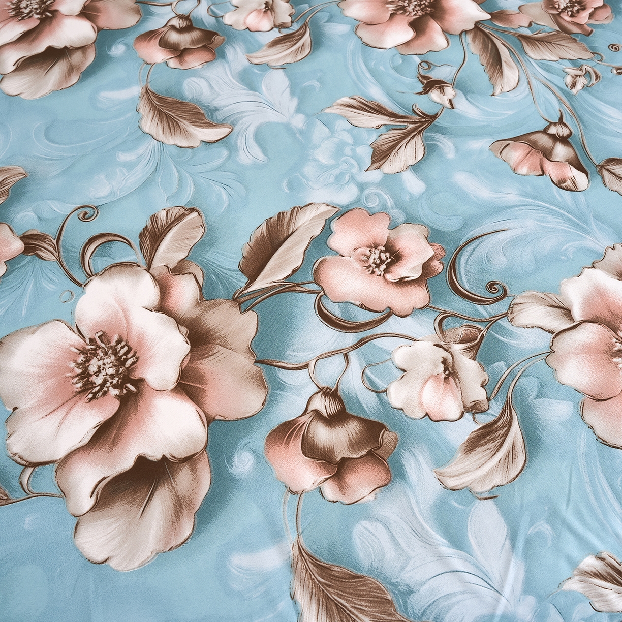 91家纺网 家纺一手货源 找家纺 馨乐家纺 2026新款亲肤舒适印花单床单 安妮