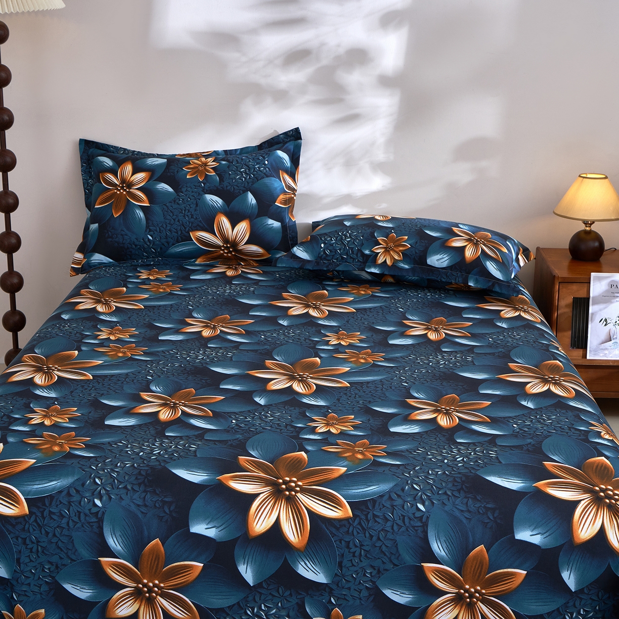 91家纺网 家纺一手货源 找家纺 馨乐家纺 2026新款亲肤舒适印花单床单 圆梦