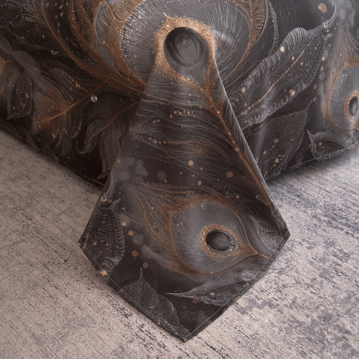 91家纺网 家纺一手货源 找家纺 馨乐家纺 2026新款亲肤舒适印花单床单 云听若舞