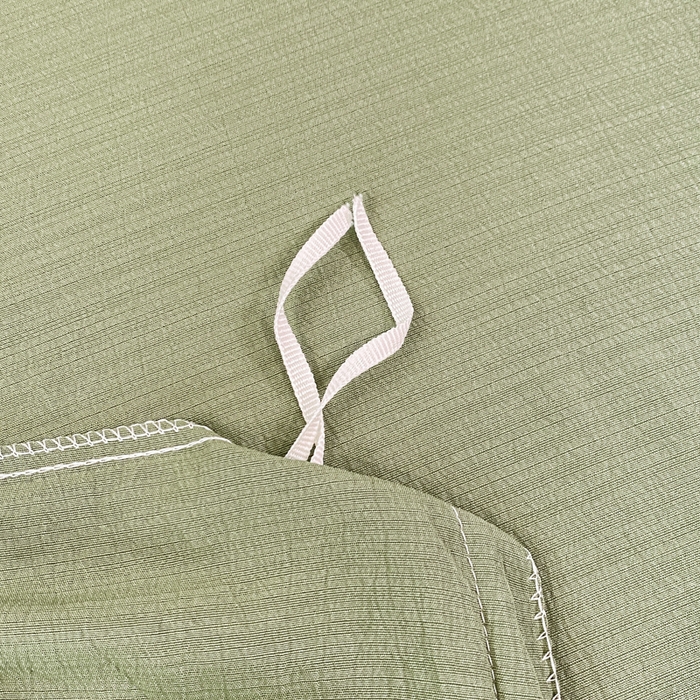 91家纺网 家纺一手货源 找家纺 红日子纺织品 2026春夏云感复古+小清新皱皱纱四件套 锦绣-绿