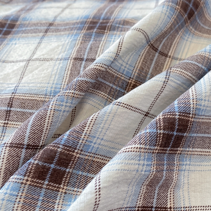 91家纺网 家纺一手货源 找家纺 红日子纺织品 2026春夏云感复古+小清新皱皱纱四件套 米兰-兰