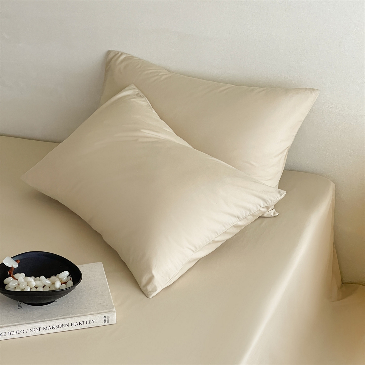 91家纺网 家纺一手货源 找家纺 （总）三味舒屋 2026新款初色系列全棉水洗棉系列单品枕套