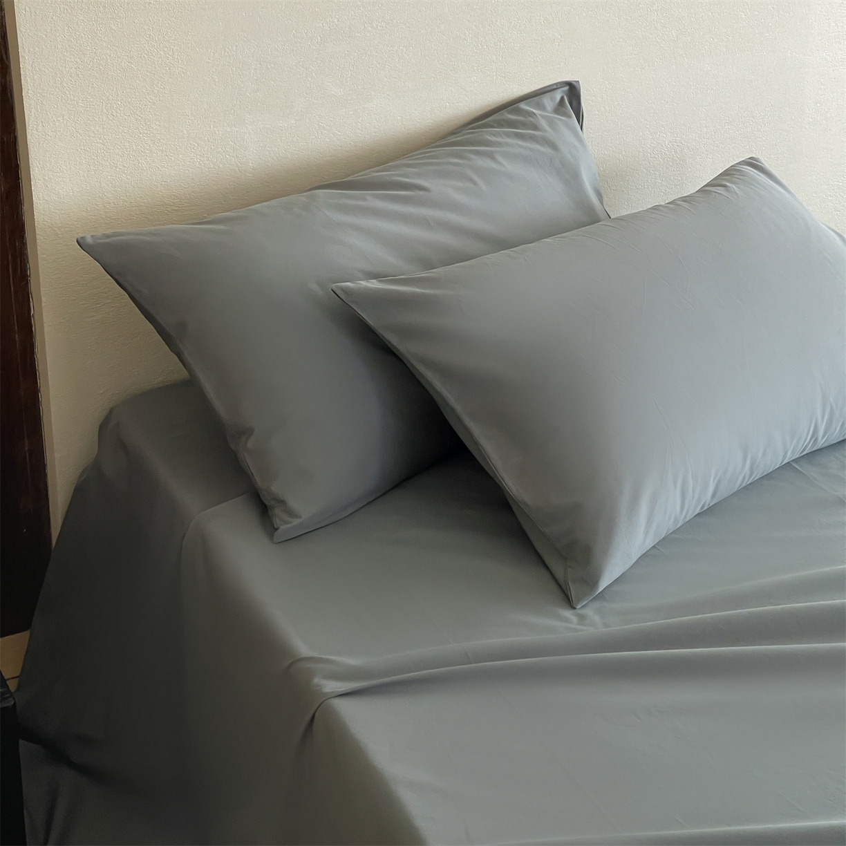 91家纺网 家纺一手货源 找家纺 （总）三味舒屋 2026新款初色系列全棉水洗棉系列单品枕套