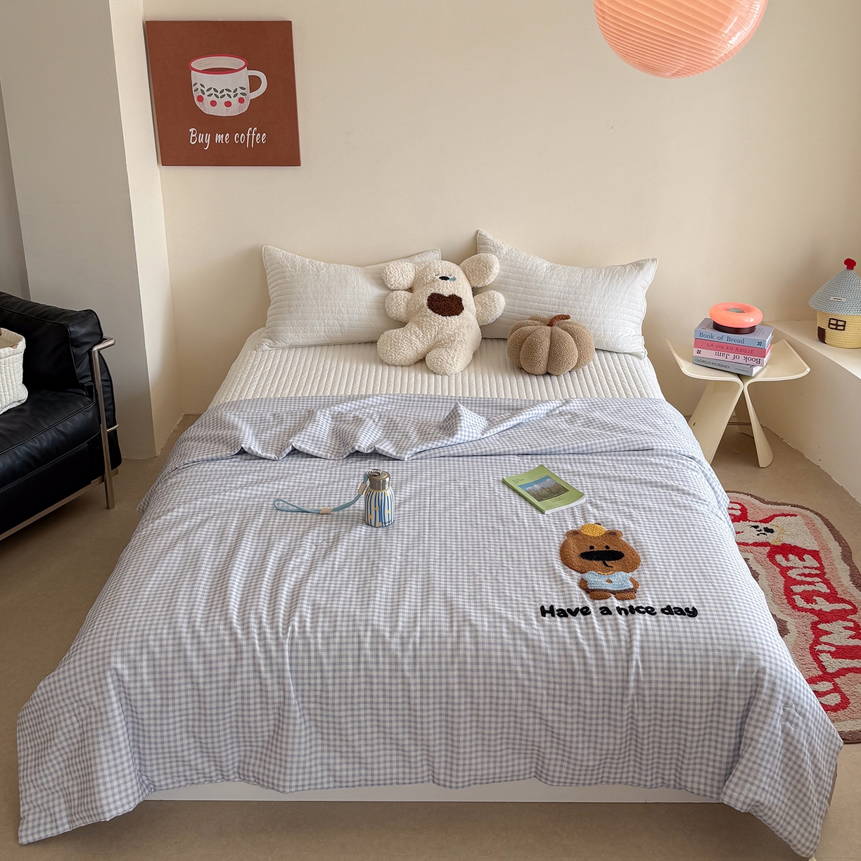 91家纺网 家纺一手货源 找家纺 （总）有货 2026新款全棉双层纱毛巾绣夏被春秋被被子被芯-森林萌宠