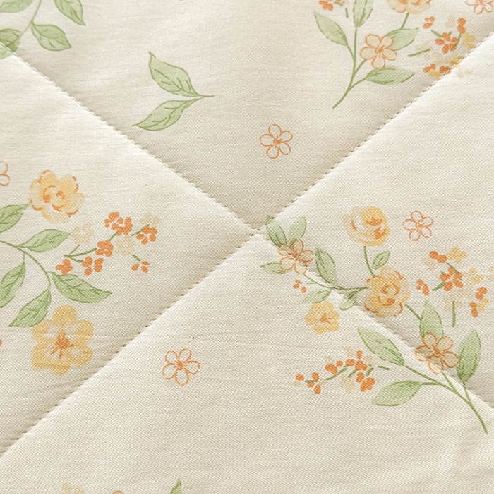 91家纺网 家纺一手货源 找家纺 蓝雀翎 2025新款全棉印花新疆棉花夏被 花样年华