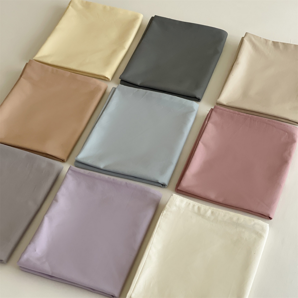 91家纺网 家纺一手货源 找家纺 三味舒屋 2026新款初色系列全棉水洗棉系列单品枕套 枕套组合